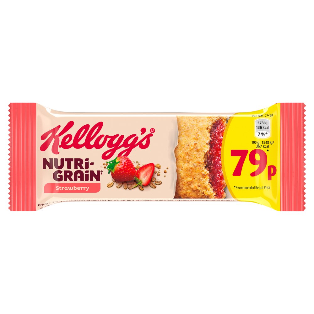 Kellogg's Nutri-Grain Strawberry (37g × 25 × 1)