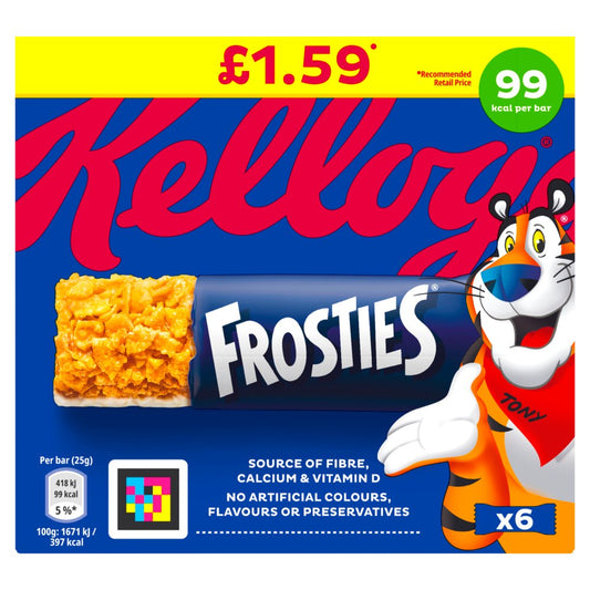 Kellogg's Frosties Cereal Bars PMP £1.59 (150g × 14 × 1)