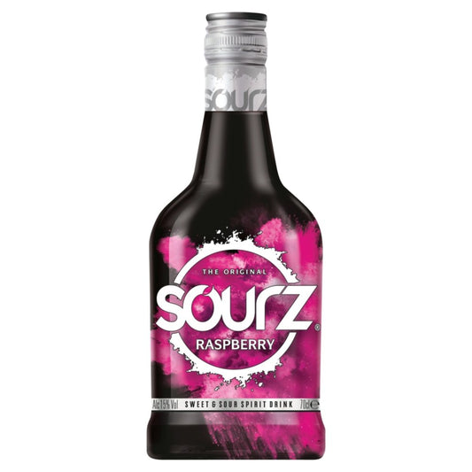 Sourz The Original Raspberry Sweet & Sour Liqueur 70cl (70Cl × 6)