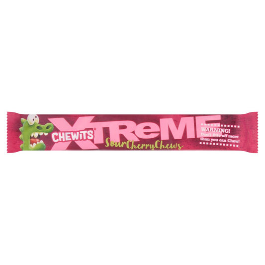 Chewits Extremely Sour Cherry Chews (Std × 24 × 1)