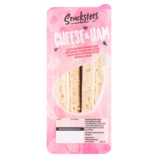 Snacksters Cheese & Ham (147g × 6)