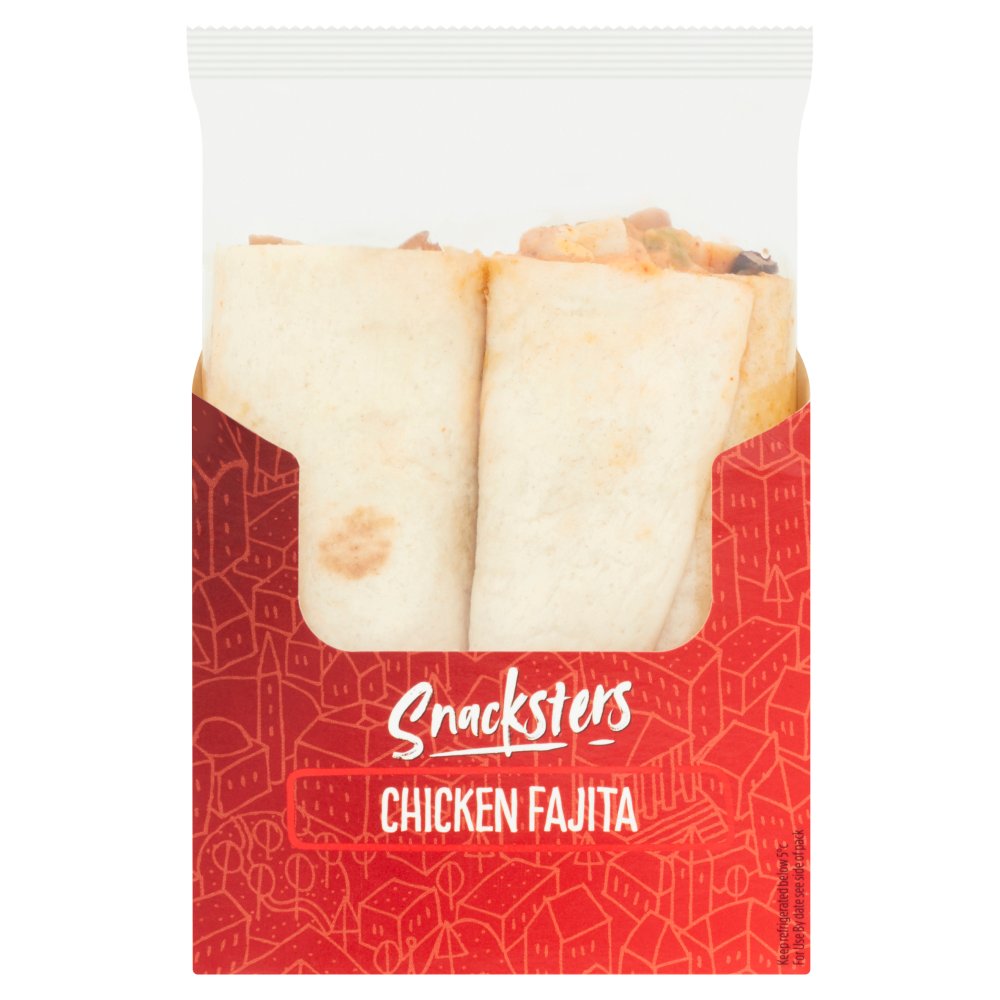 Snacksters Chicken Fajita Wrap (200g × 6)