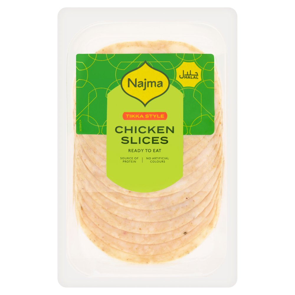 Najma Tikka Style Chicken Slices (150g × 10)