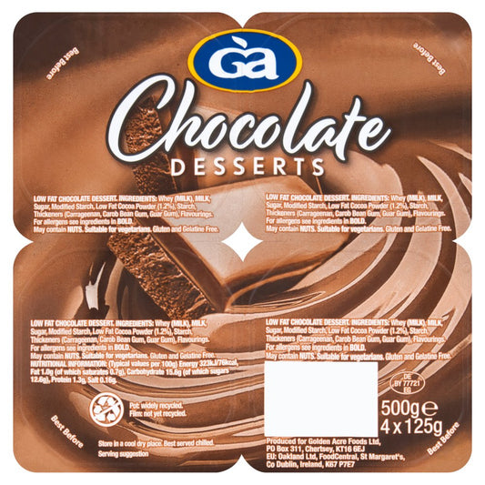 Golden Acre Chocolate Desserts (125g × 6)