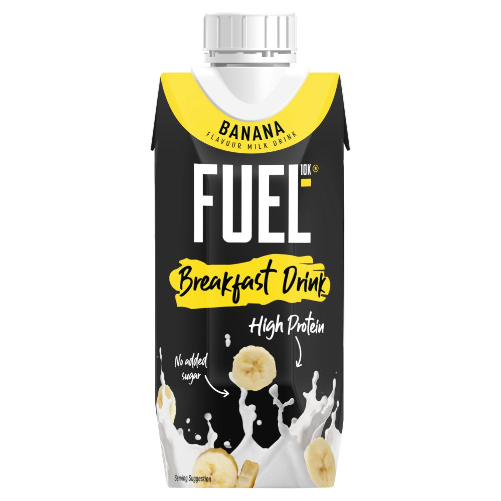 FUEL10K Banana Flavour Milk Drink (330ml × 8 × 1)