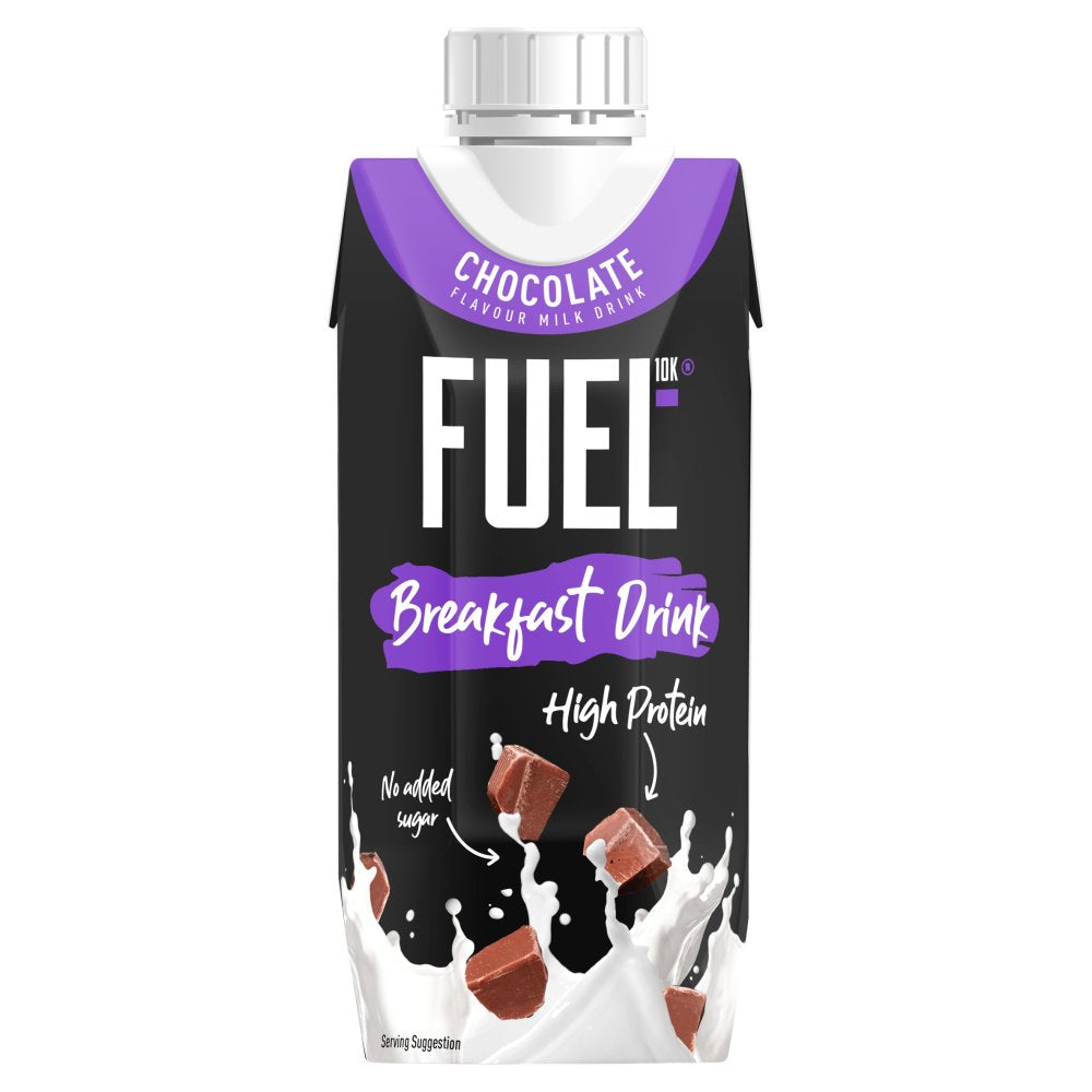 FUEL10K Chocolate Flavour Milk Drink (330ml × 8 × 1)