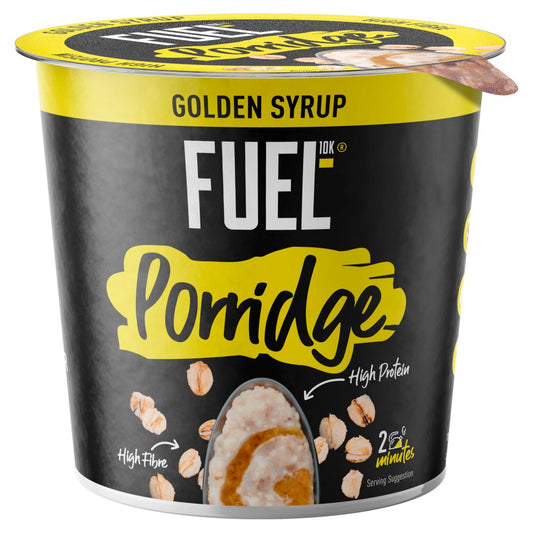 FUEL10K High Protein Golden Syrup Porridge Pot (70g × 8 × 1)