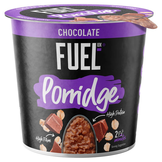 FUEL10K High Protein Chocolate Porridge Pot (70g × 8 × 1)