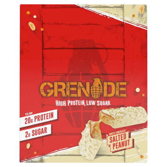 Grenade White Chocolate Salted Peanut Flavour (60g × 12 × 1)