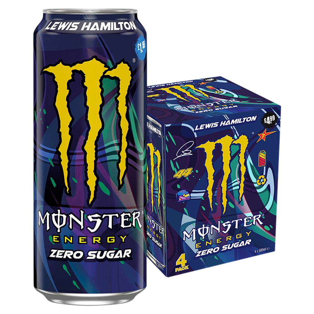 Monster Energy Drink Lewis Hamilton Zero Sugar  PM £4.99