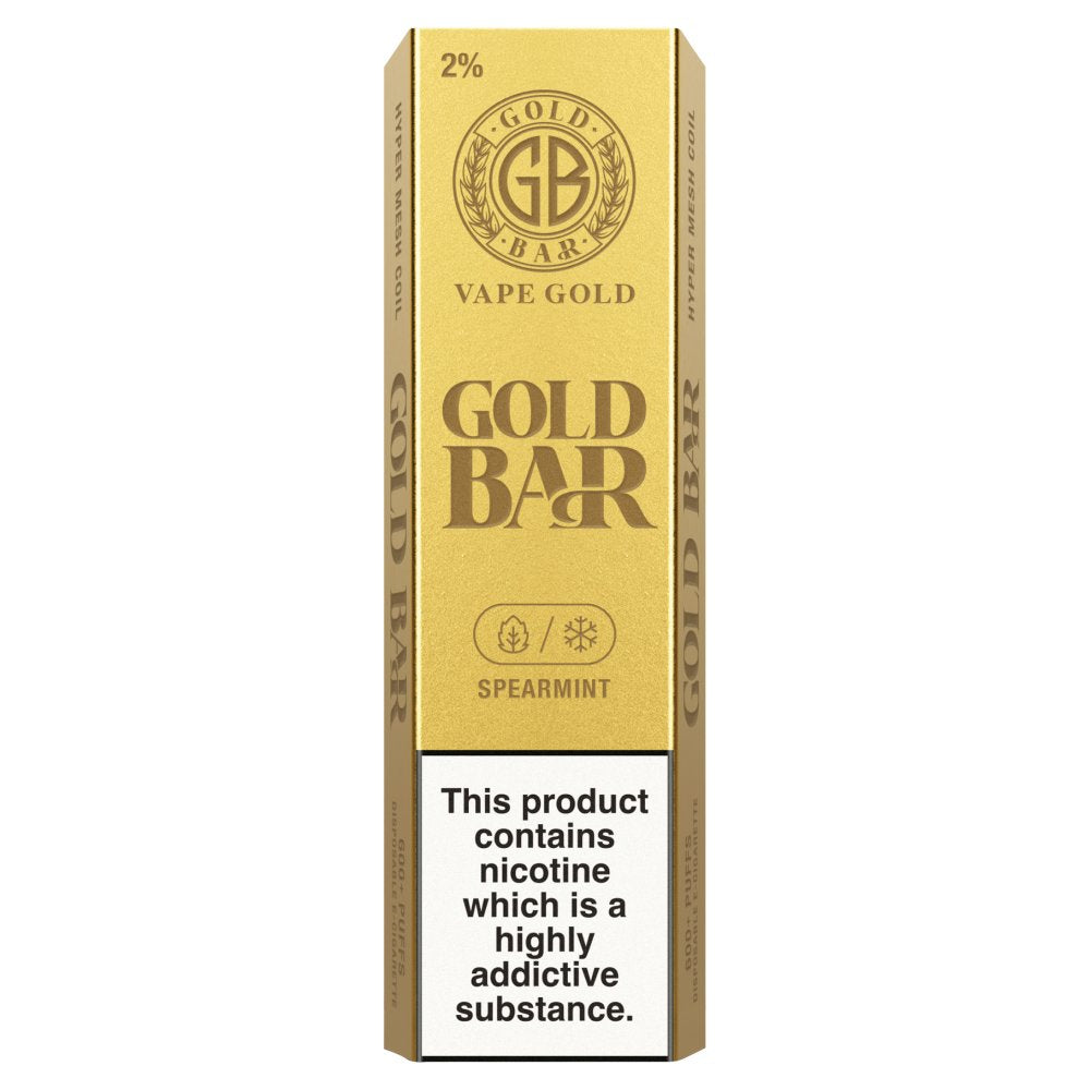 Gold Bar Spearmint (2ml × 10 × 1)