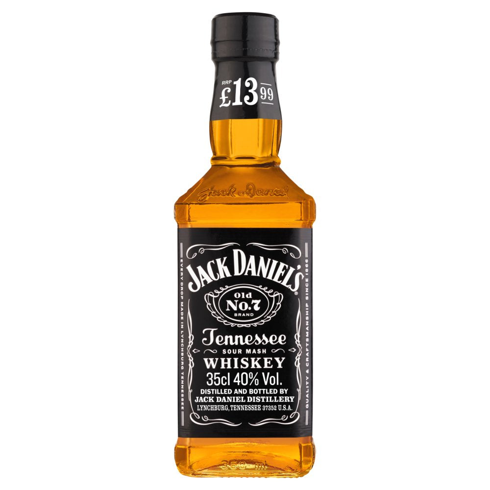 Jack Daniel's Old No. 7 Tennessee Whiskey 35cL £13.99 PMP (35Cl × 1)