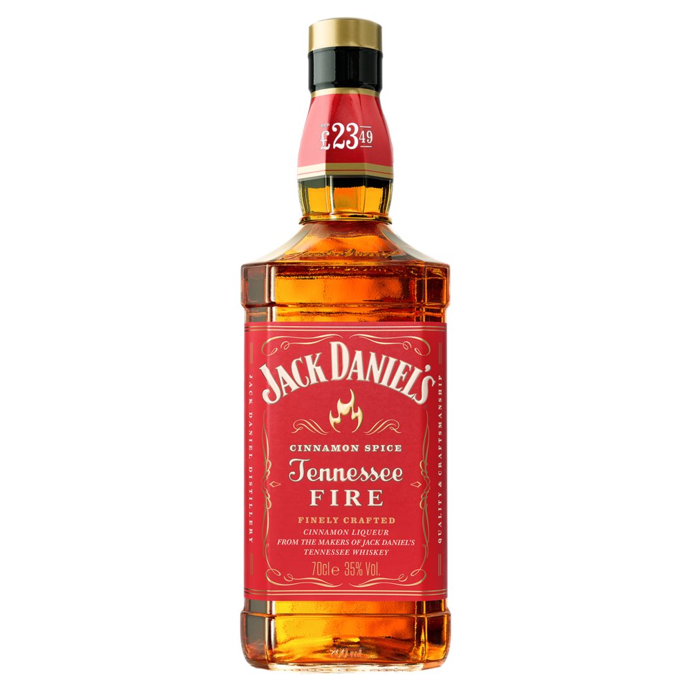 Jack Daniel's Tennessee Fire 70cL £23.49 PMP (70Cl × 6)