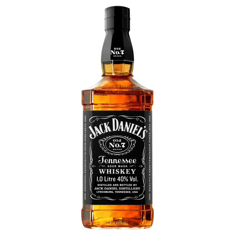 Jack Daniel's Tennessee Whiskey 1L (1Ltr × 6)