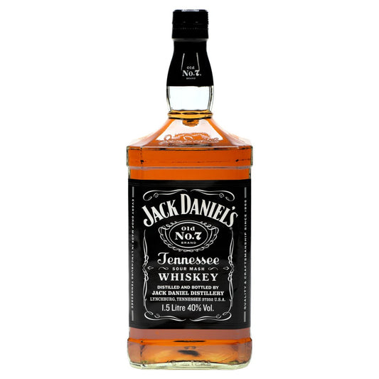 Jack Daniel's Old No. 7 Tennessee Whiskey 1.5L (1.5Ltr × 6)