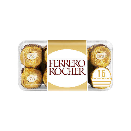 Ferrero Rocher Milk Chocolate Hazelnut Pralines Gift Box of Chocolates (T16 × 5)