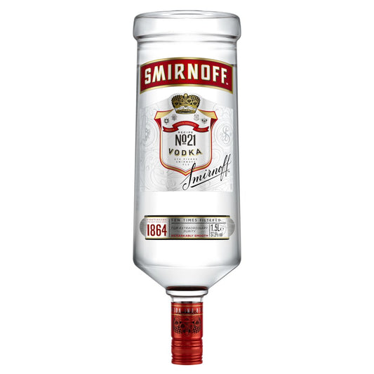 Smirnoff No.21 Vodka 1.5L (1.5Ltr × 6)