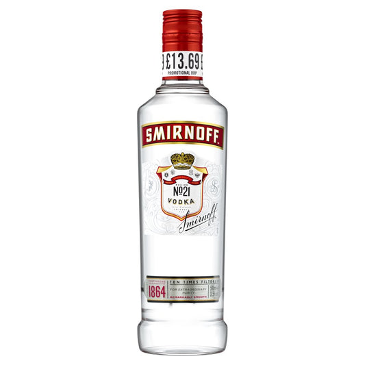 Smirnoff No.21 Vodka 37.5% vol 50cl Bottle PMP £13.69 (50Cl × 1)