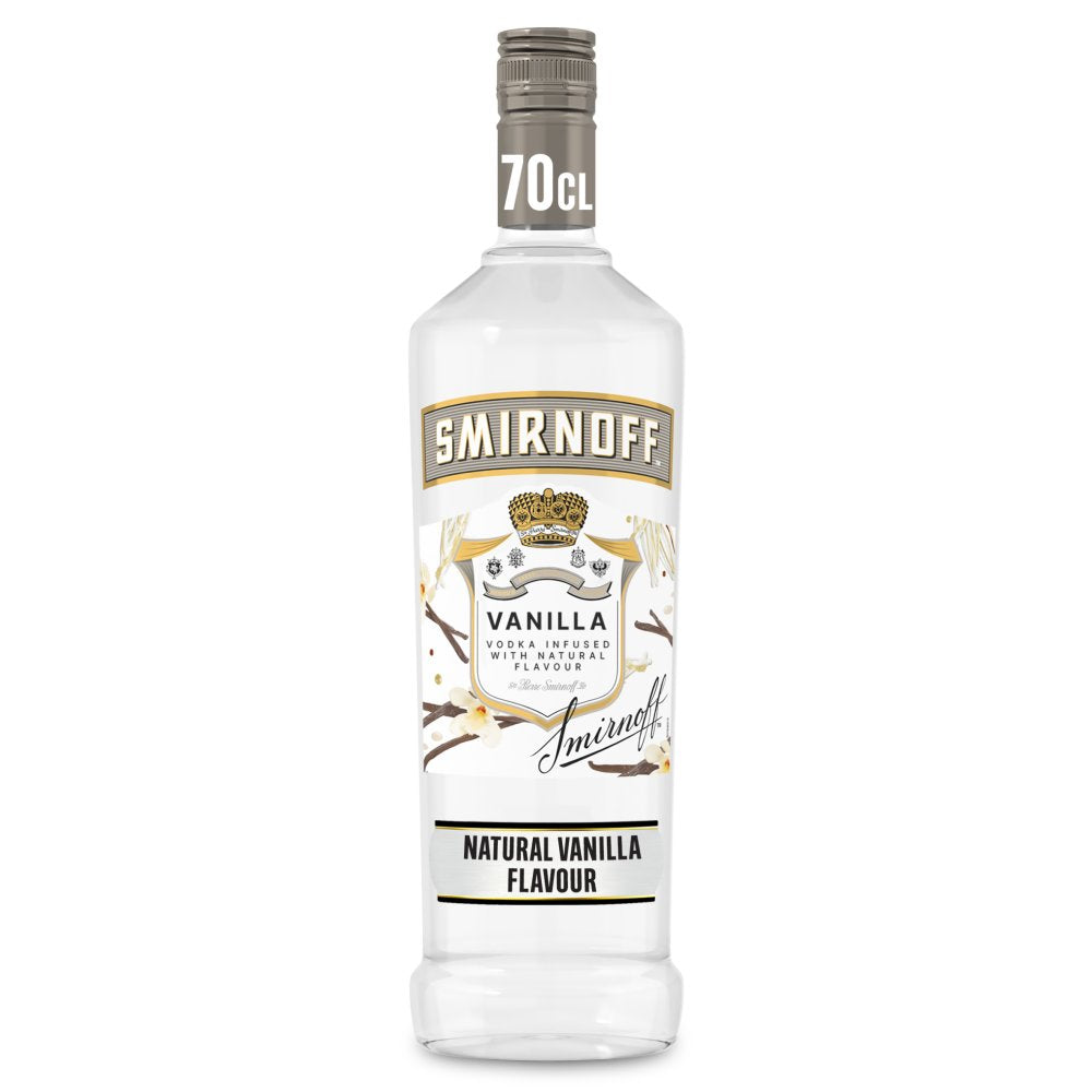 Smirnoff Vanilla Flavoured Vodka 37.5% vol 70cl Bottle (70Cl × 6)