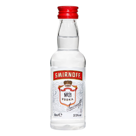 Smirnoff No. 21 Vodka 37.5% vol 5cl Bottle (5Cl × 12 × 10)