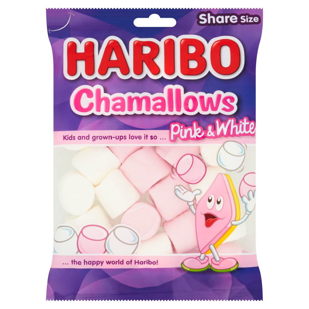 HARIBO Chamallows Pink & White (140g × 12 × 1)