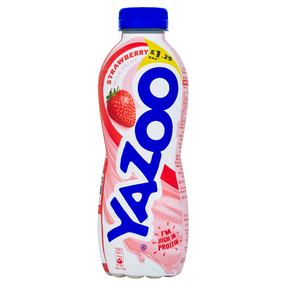 Yazoo Strawberry Milk Drink  RRP £1.29 (400ml × 10 × 1)