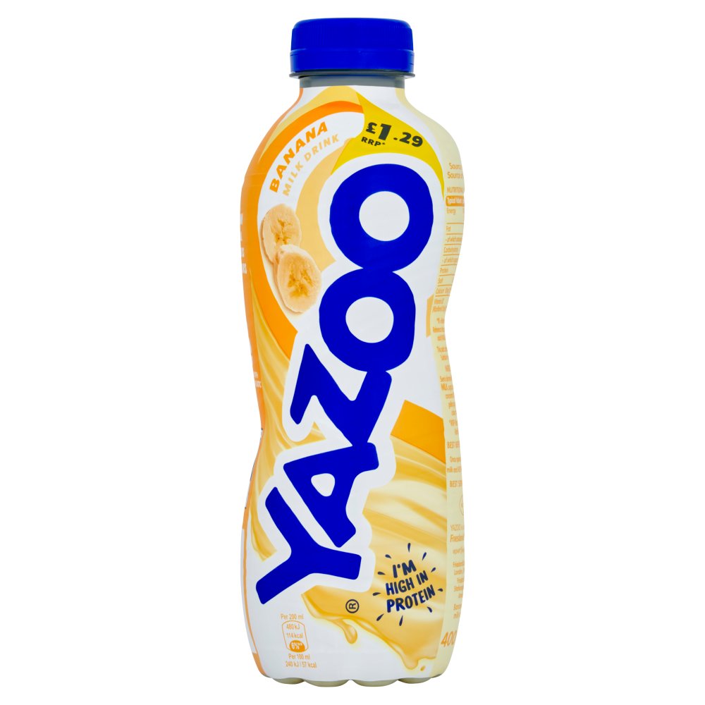 Yazoo Banana Milk Drink  RRP £1.29 (400ml × 10 × 1)