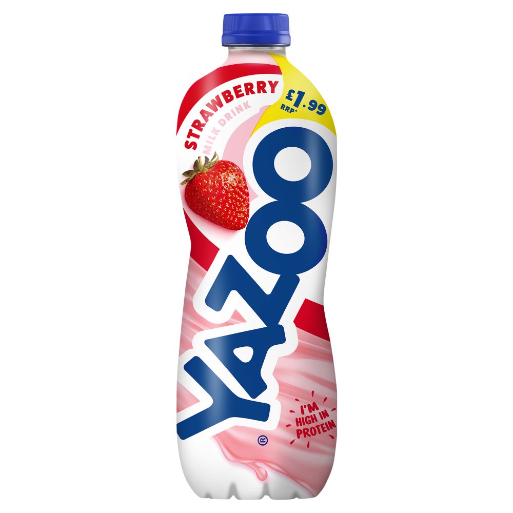 Yazoo Strawberry Milk Drink  RRP £1.99 (1Ltr × 6)