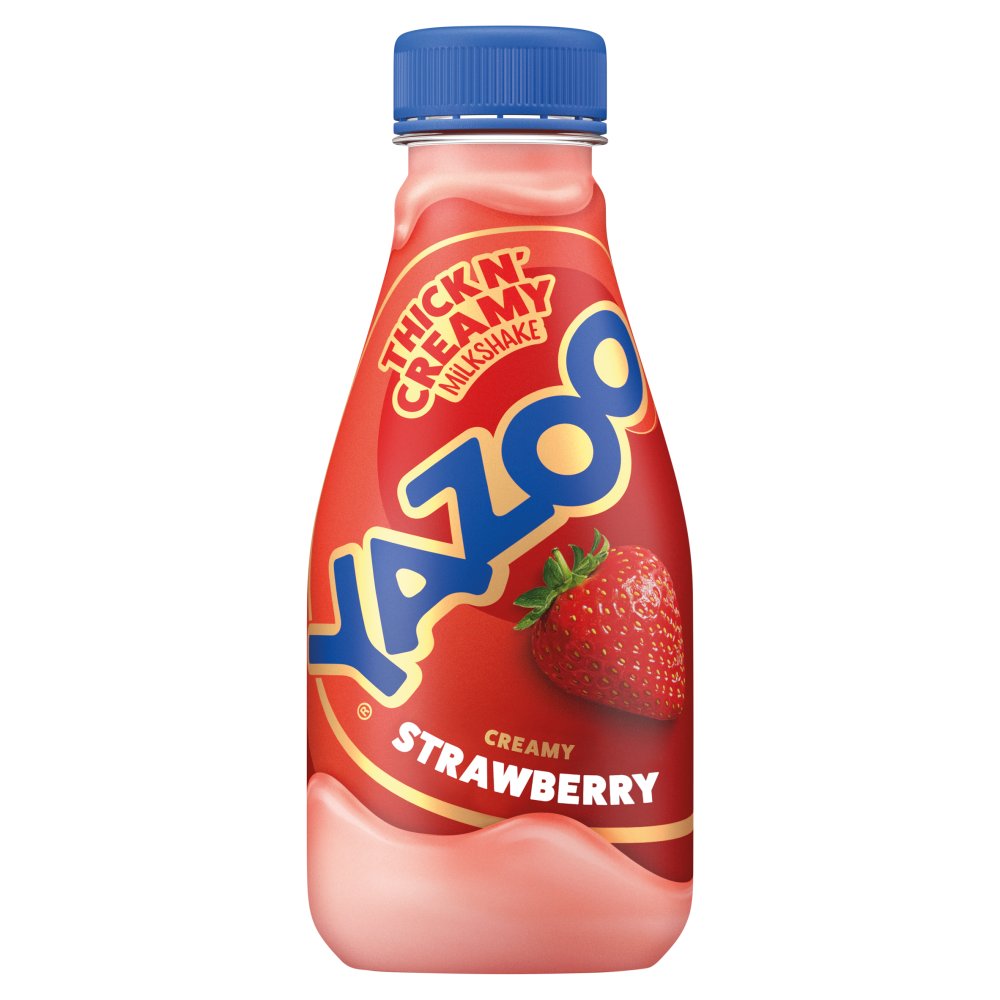 Yazoo Thick n' Creamy Milkshake Creamy Strawberry (300ml × 12 × 1)