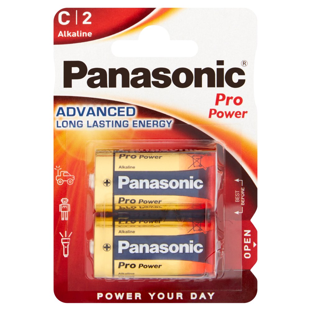 Panasonic Pro Power C Batteries Alkaline 2pk (2s × 12)