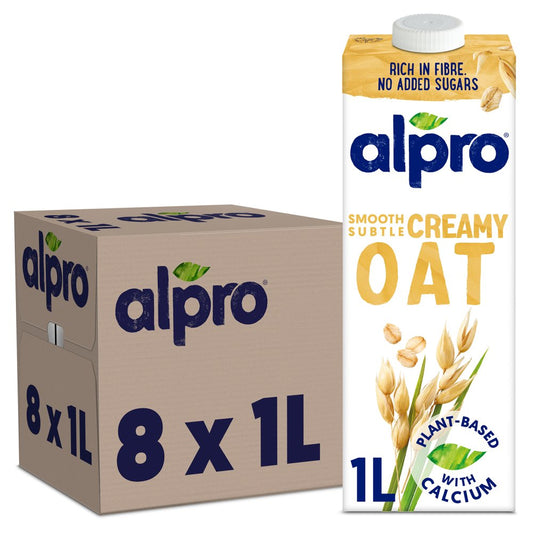 Alpro Creamy Oat (1Ltr × 8)