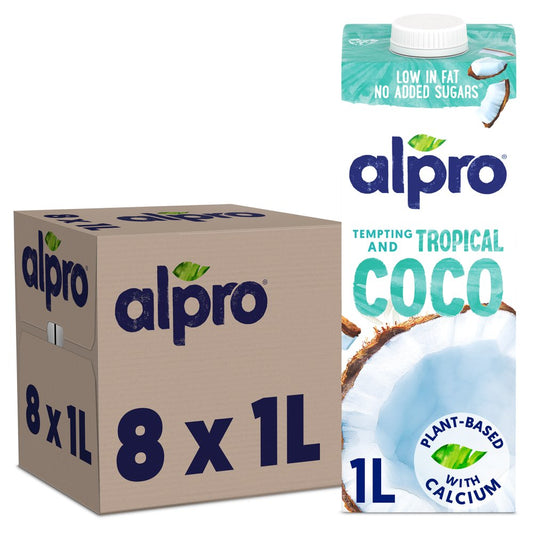 Alpro Coconut Original Drink UHT (1Ltr × 8)