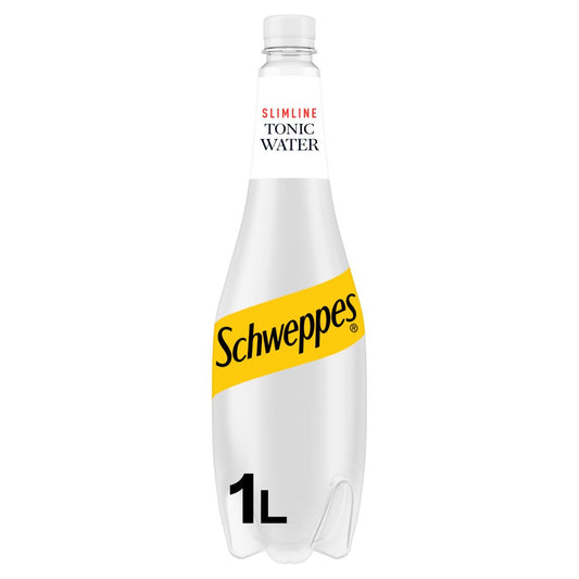 Schweppes Slimline Tonic Water 1L (1Ltr × 6 × 1)