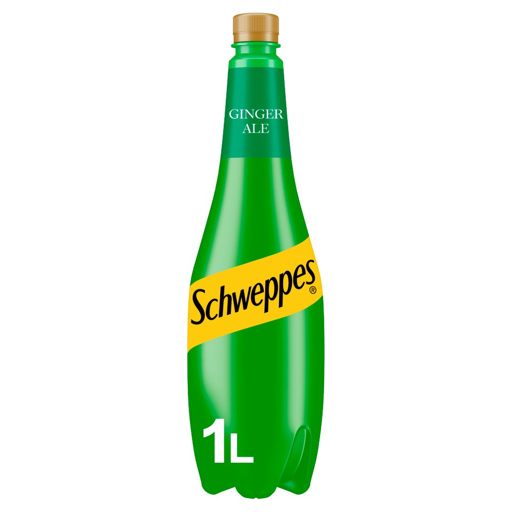 Schweppes Canada Dry Ginger Ale 1L (1Ltr × 6 × 1)