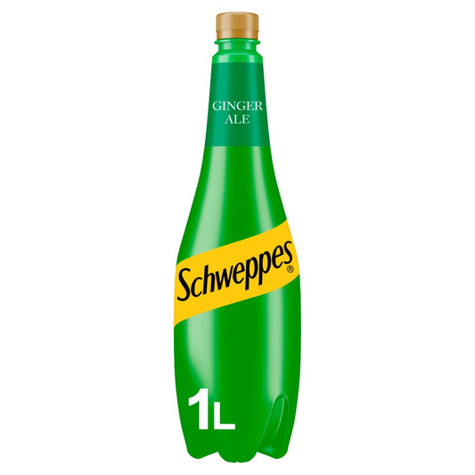 Schweppes Canada Dry Ginger Ale 1L (1Ltr × 6 × 1)