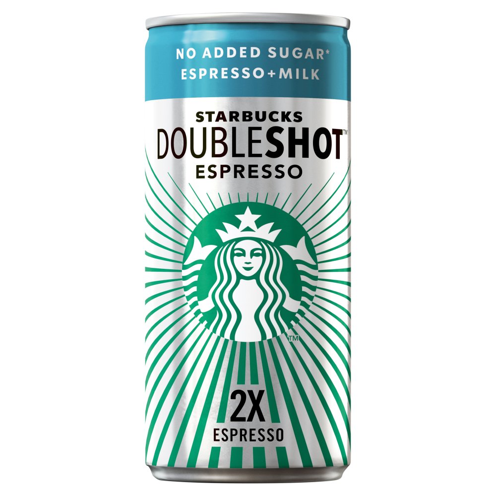 Starbucks Doubleshot Espresso No Added Sugar Iced Coffee (200ml × 12 × 1)