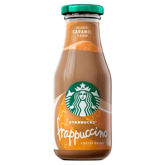 Starbucks Frappuccino Coffee Drink Decadent Caramel Flavour (250ml × 8 × 1)