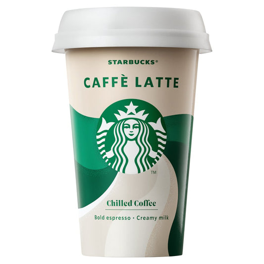 Starbucks Caffè Latte Chilled Coffee (220ml × 10)