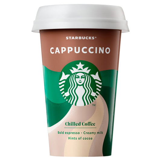 Starbucks Cappucino Chilled Coffee (220ml × 10)