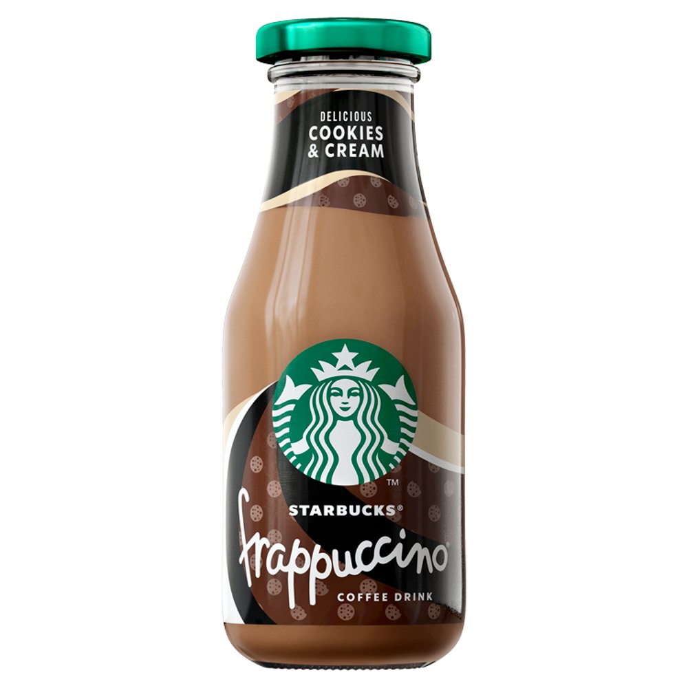 Starbucks Frappuccino Coffee Drink Delicious Cookies & Cream Flavour (250ml × 8 × 1)