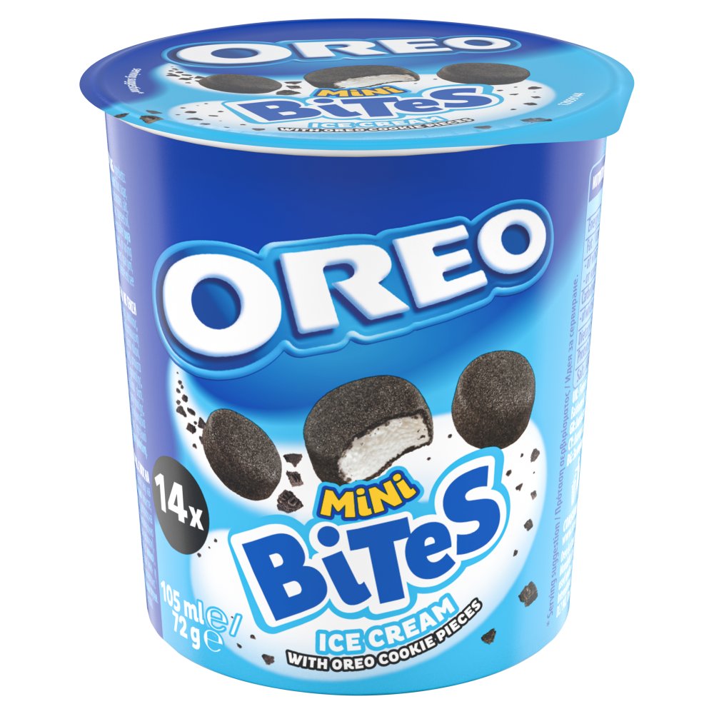 Oreo ini Bites Ice Cream with Oreo Cookie Pieces (Box × 12)