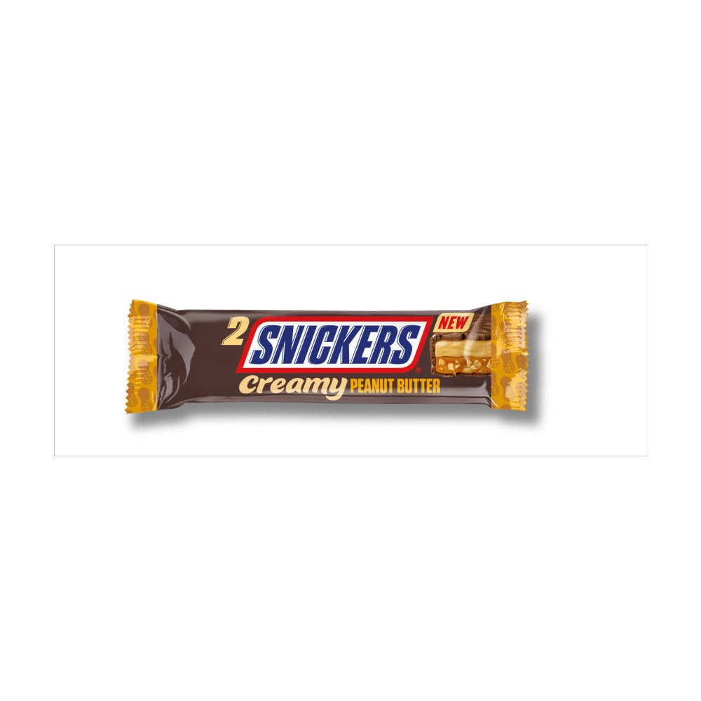 Snickers Creamy Peanut Nut Butter Milk Chocolate Duo Bar (36.5g × 24 × 1)