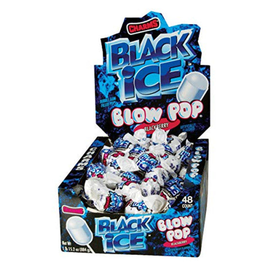 CHARMS BLOW POP BLACK ICE