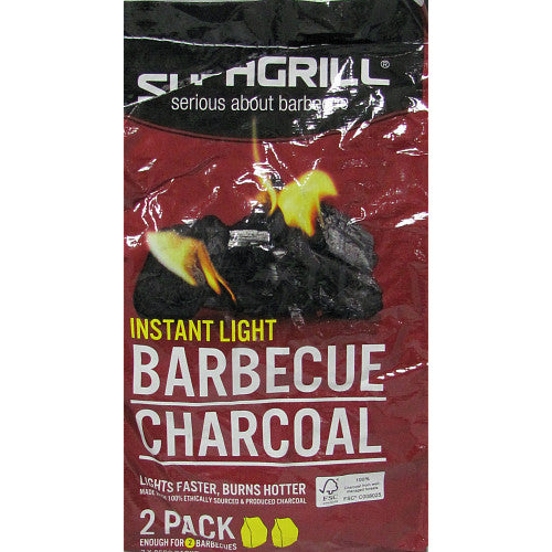 Homefire Instant Light BBQ Charcoal 2 x 850g (Sgl × 1)