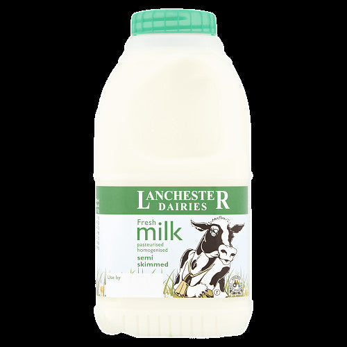 Lanchester Dairies Fresh Milk Semi Skimmed (500ml × 10)