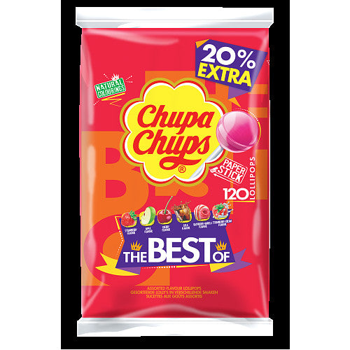 Chupa Chups The Best of 120 Lollipops (12g × 120 × 6)