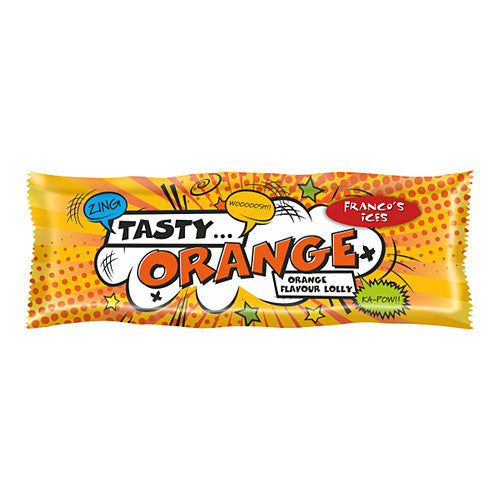 Franco's Ices Tasty Orange Flavour Lolly (70ml × 30 × 1)