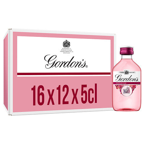 Gordon's Premium Pink Distilled Gin 5cl (5Cl × 12 × 16)