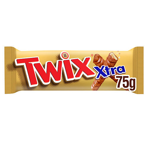 Twix Xtra Milk Chocolate Biscuit Twin Bars (King × 24 × 1)