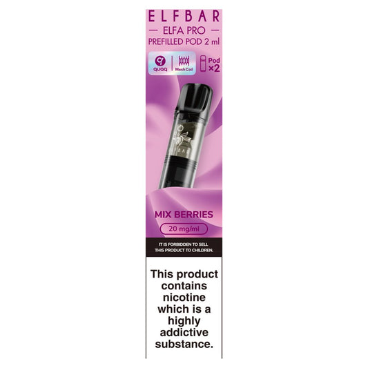 Elfbar 2 Elfa Pro Prefilled Pod Mix Berries (2s × 10 × 1)